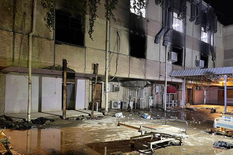 Бағдат ауруханасындағы өрт салдарынан қаза тапқандар саны 82 адамға жетті
