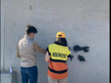 Атырауда 100-ге жуық граффити жазбасы өшірілді