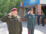 Беларусь әскери делегациясы Қазақстанға келді