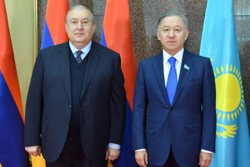 Нұрлан Нығматулин Армения Президентімен кездесті