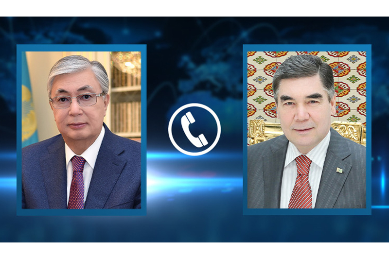 Қазақстан және Түрікменстан Президенттері телефон арқылы сөйлесті