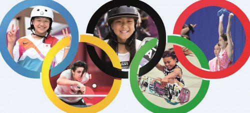 Олимпиаданың ең жас спортшылары