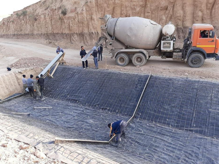 Түркістан облысында бетондалған жаңа каналдар пайдалануға беріледі