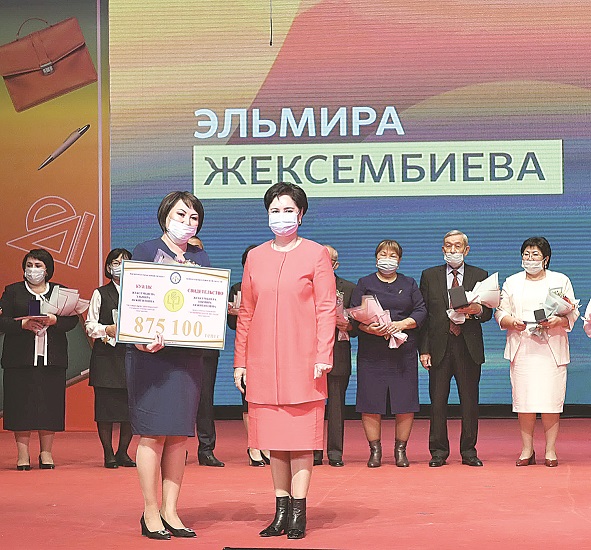 Жеңімпаз ұстаздар жүлделі болды