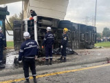 Бакудегі жантүршігерлік жол апатынан 21 адам жарақат алды