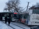 Нұр-Сұлтанда екі автобус соқтығысты