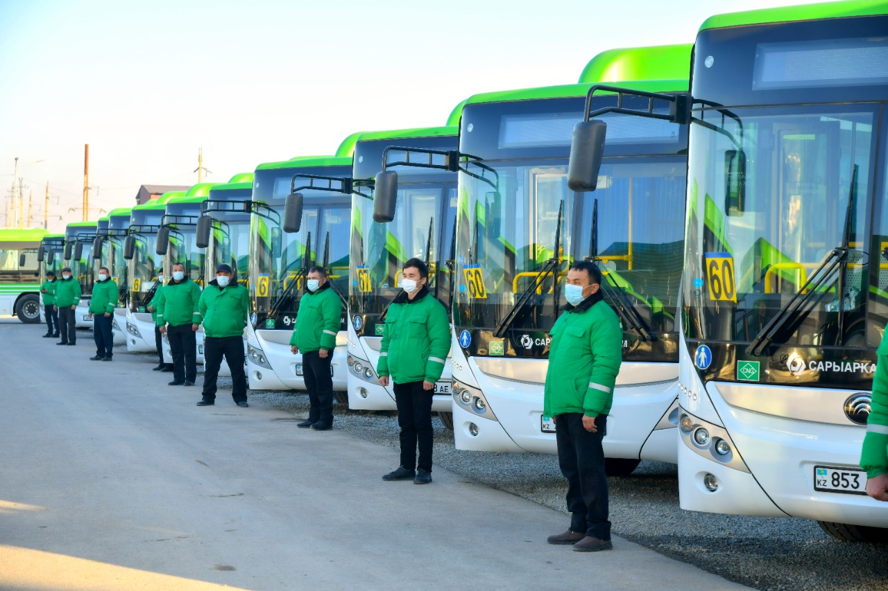 Шымкентте 50 жаңа автобус желіге шығарылды