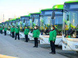 Шымкентте 50 жаңа автобус желіге шығарылды