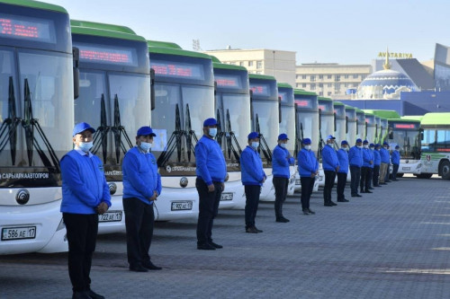 Шымкентте 240 жаңа автобус пайдалануға берілді