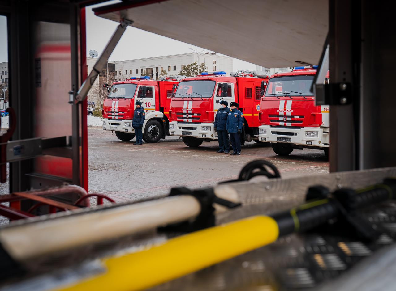 Елордалық ТЖД автопаркі жаңа өрт сөндіретін техникамен толықты