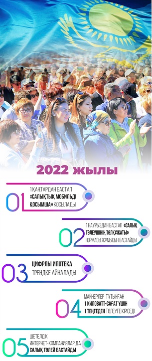 1 қаңтардан бастап не өзгереді?