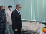 Мемлекет басшысы Алматы ауруханасындағы жаралылардың жағдайын білді