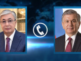 Мемлекет басшысы Өзбекстан Президентімен сөйлесті