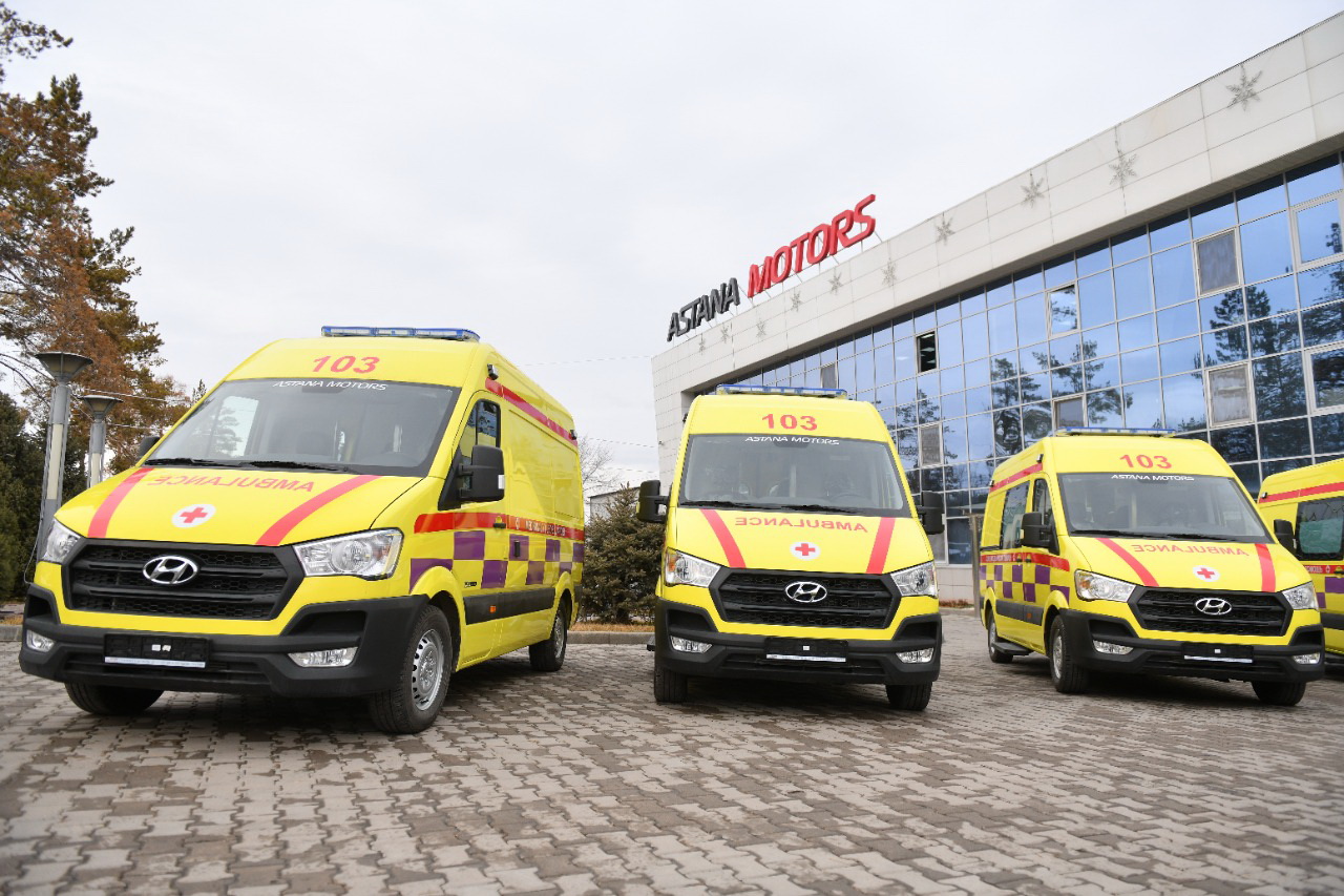 Алматыға алты реанимобиль алып берді