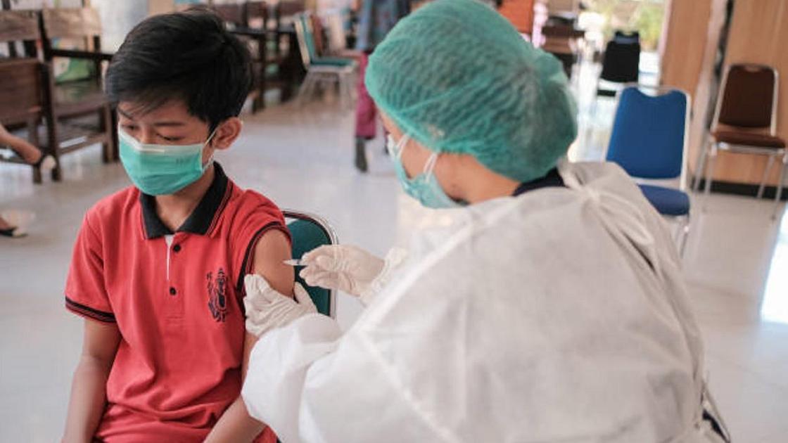 Вакцина алған балалар ауырған жоқ