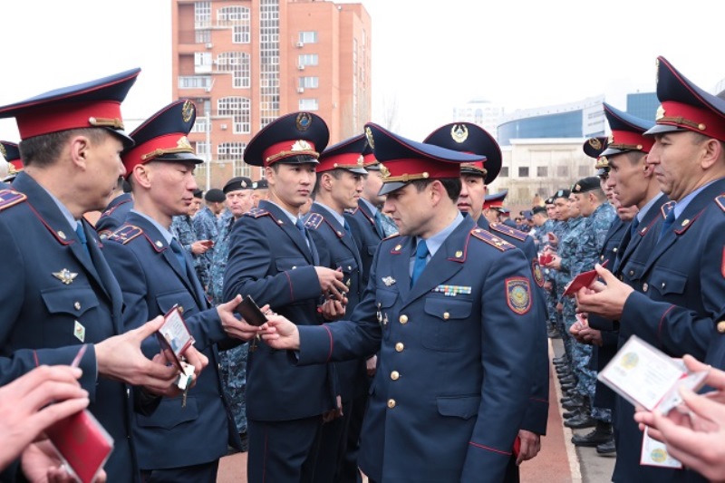 Тәртіп сақшыларына тәнтімін