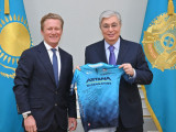 Президент Astana Qazaqstan Team велокомандасының жоспарымен танысты
