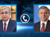 Мемлекет басшысы Өзбекстан Президенті Шавкат Мирзиёевпен телефон арқылы сөйлесті