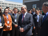 Мемлекет басшысы ҚазҰУ студенттерімен кездесті