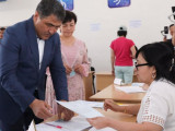 Жамбыл облысының әкімі референдумға қатысып, дауыс берді