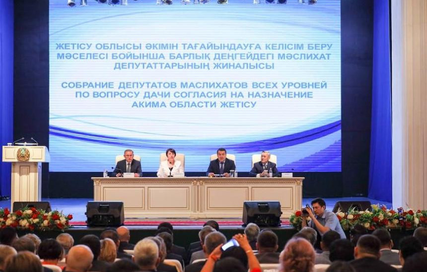 Жетісу облысының әкімі Бейбіт Исабаевтың кандидатурасын 106 депутат қолдады