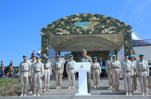 Қарағандыда «Айбын» әскери-патриоттық жастар жиынының ашылуы өтті