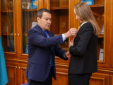 Үкімет басшысы Елена Рыбакинаға «Достық» орденін табыстады