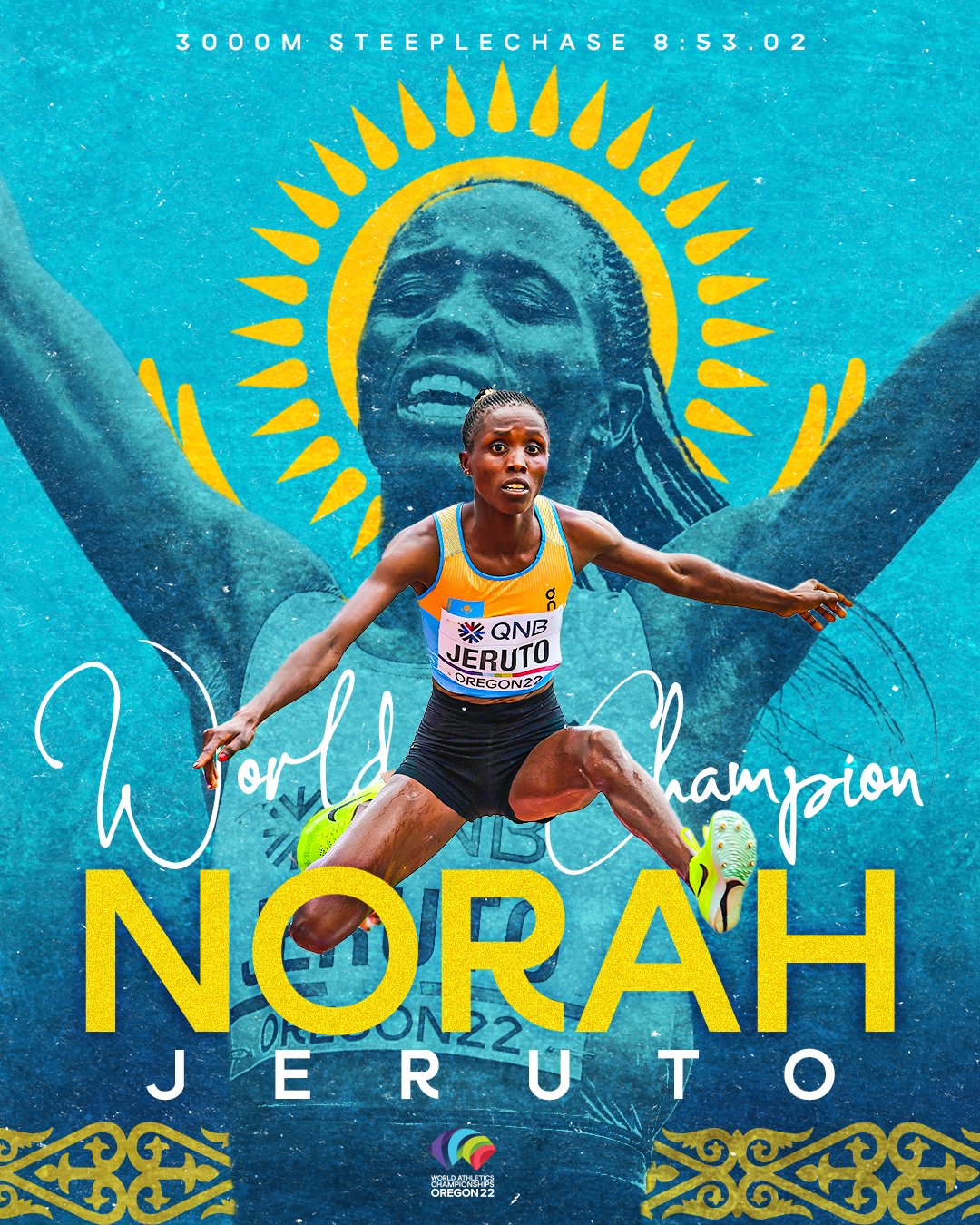 Желкенін жел керген Джеруто Қазақстанға әлем чемпионатындағы алғашқы алтынды сыйлады