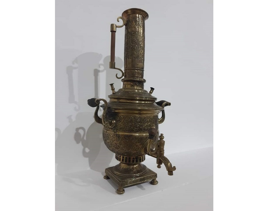 Сары жезден жасалған самаурын