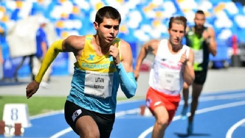 Михаил Литвин 400 метрге жүгіруден рекорд орнатты