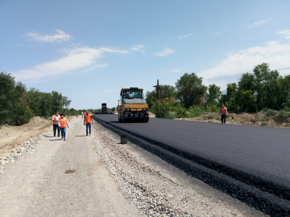 Алакөлге апаратын жол құрылысы аяқталады