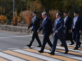 Президент Қонаев қаласының орталығын аралады