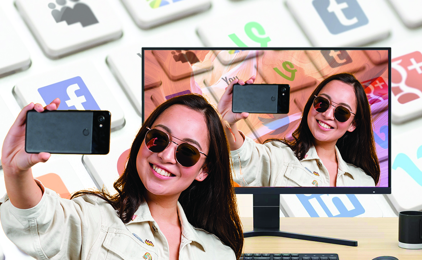 Желіге «желімделгендер»