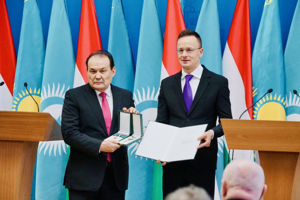 Будапештте Түркі инвестициялық қорының президентіне құрмет көрсетілді