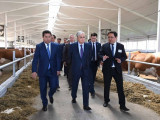 Президент «Қызылжар-Сүт» фермасын аралады