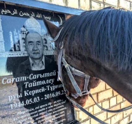 Иесіне зиярат еткен жылқы