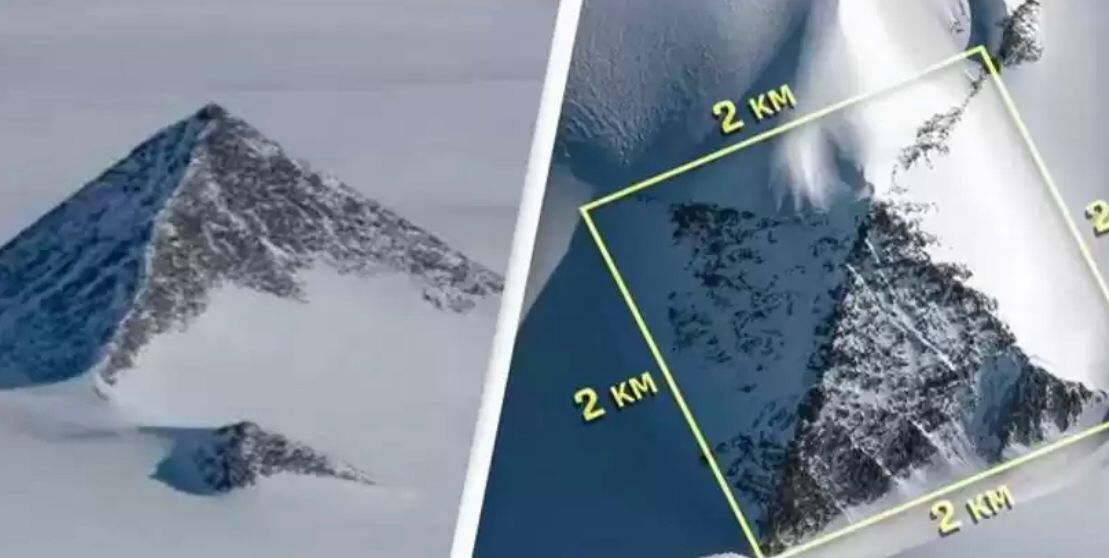 Антарктидада пирамида пішіндес тау табылды