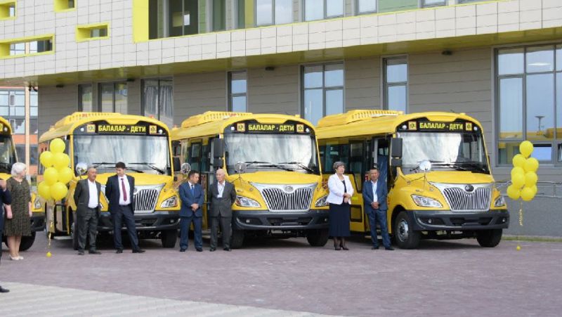 Алматы оқушылары 100 жайлы автобуспен жүреді