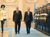 Қасым-Жомарт Тоқаев Албания Президентін салтанатты түрде қарсы алды