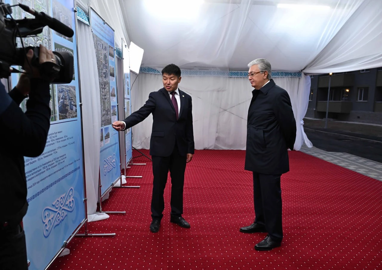 Президент Талдықорған қаласындағы жаңа шағын ауданға барды