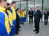 Президент Жетісу облысының спортшыларымен жүздесті