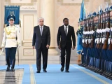 Қасым-Жомарт Тоқаев Того Президентін салтанатты түрде қарсы алды