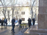 Президент Тахауи Ахтанов пен Қуандық Шаңғытбаевтың ескерткіштеріне гүл шоғын қойды