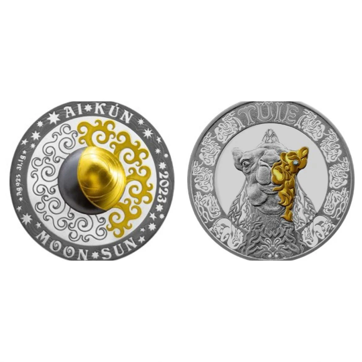 AI•KÚN және TÚIE: Ұлттық банк жаңа коллекциялық монеталарды таныстырды