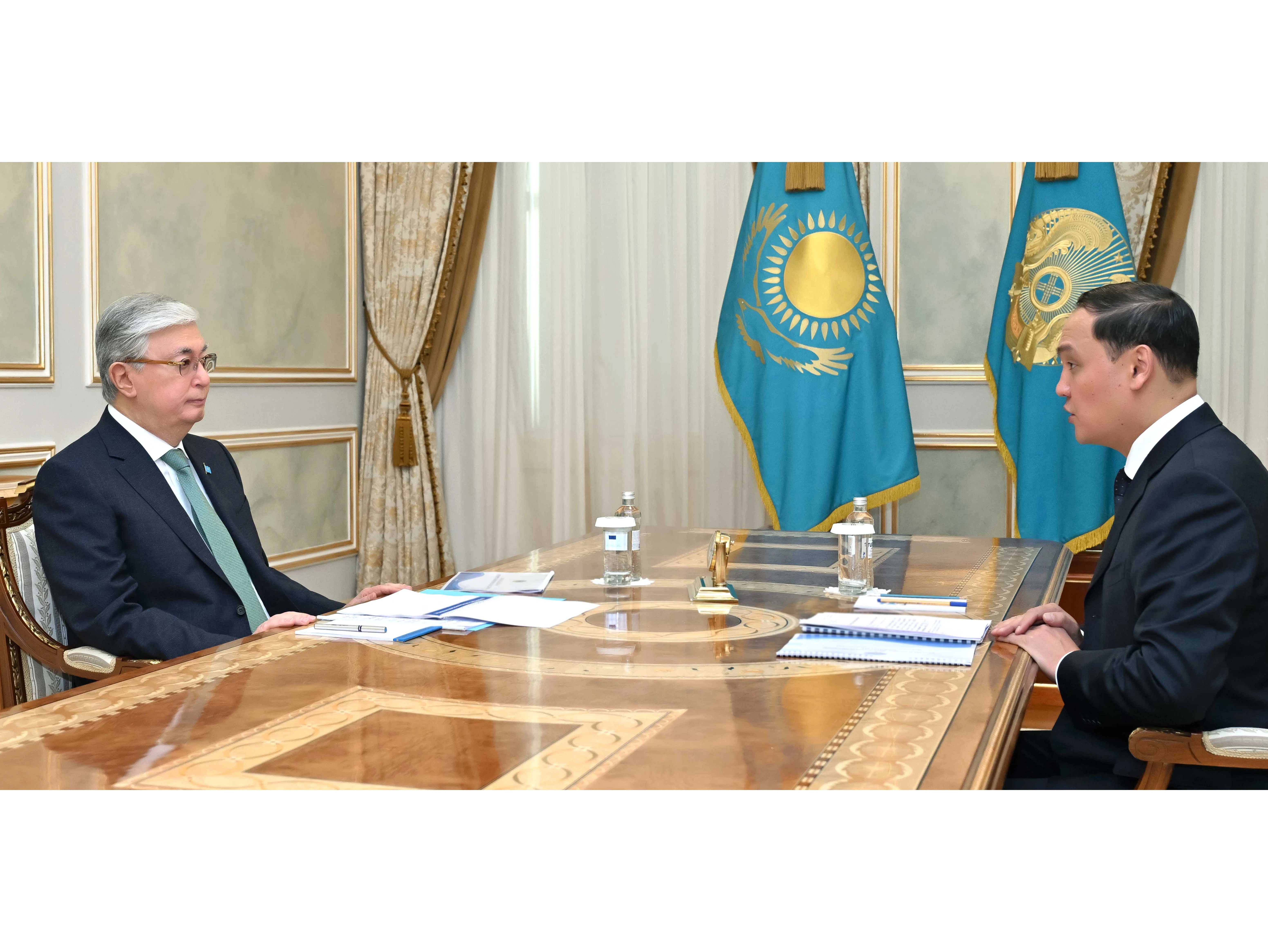 Жамбыл облысының әкімі Президентке есеп берді