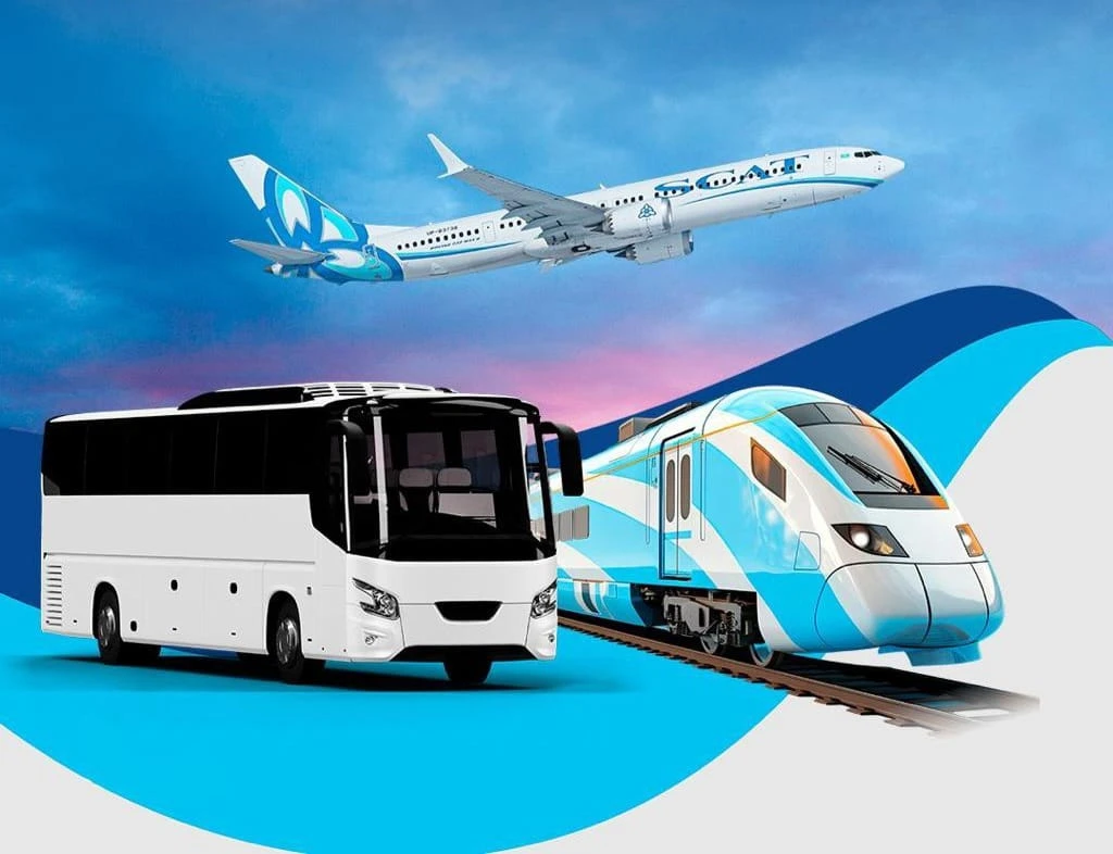 Пойыздан –  ұшаққа