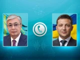 Украина тарапының бастамасы бойынша екі ел Президенттері телефон арқылы сөйлесті