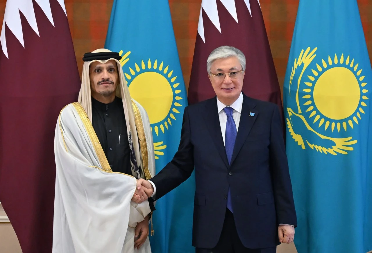 Президент Қатардың Сыртқы істер министрімен кездесті