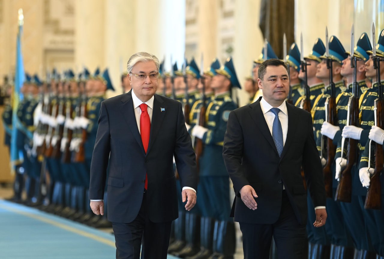 Мемлекет басшысы Қырғызстан Президентін Ақордада қарсы алды