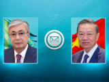 Мемлекет басшысы Вьетнамның жаңадан сайланған Президентін құттықтады
